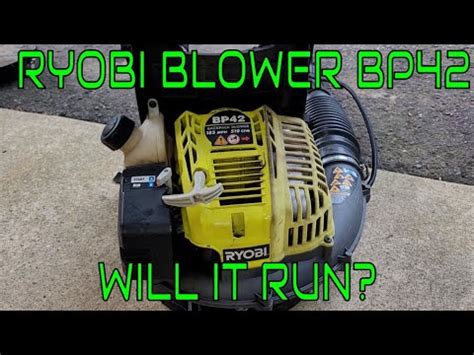 ryobi bp42 compression test|ryobi bp42 manual.